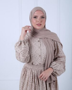 Eyelet dress set
