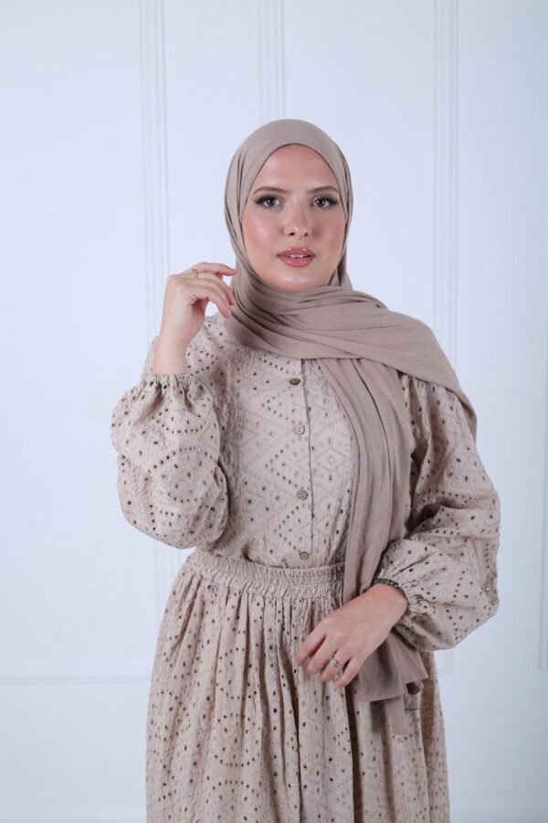 Eyelet dress set