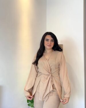 Elegant 2 pcs linen set