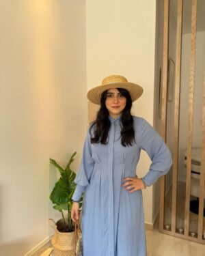Elegant linen dress